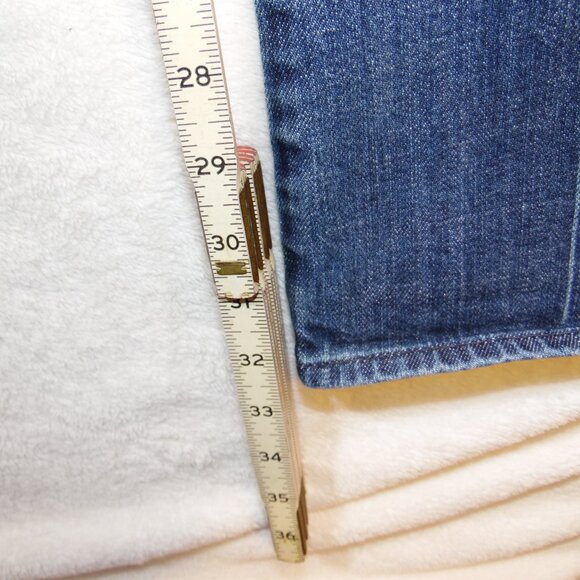 Seven 7 For All Mankind Jeans Womens 28 Blue A Pocket‎ Boot Cut Mid Rise EUC - Picture 10 of 10